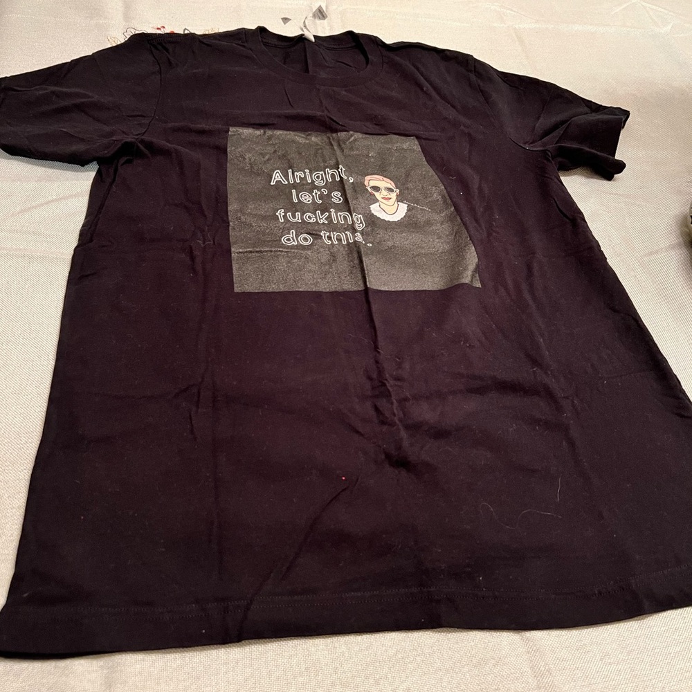Black RBG T-Shirt - Size L